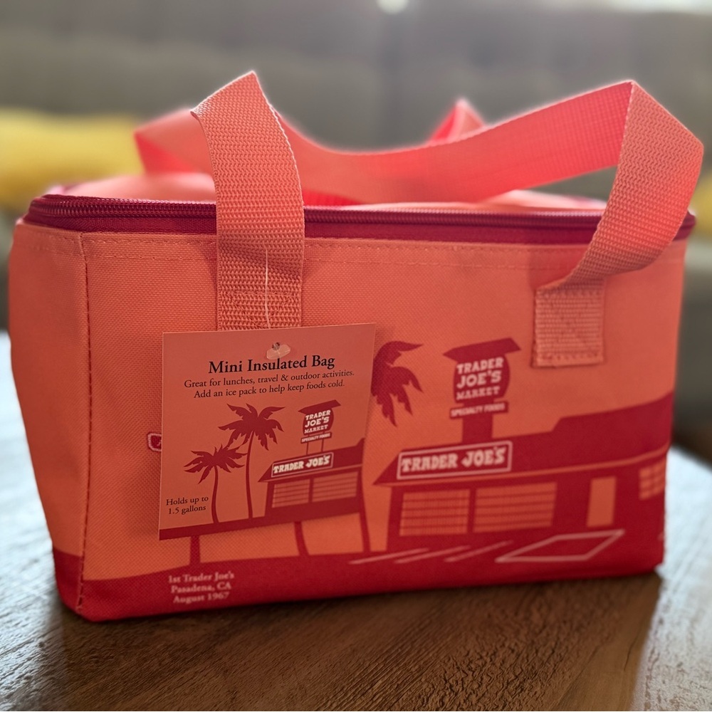 Trader Joe's Orange Insulated Lunch Bag